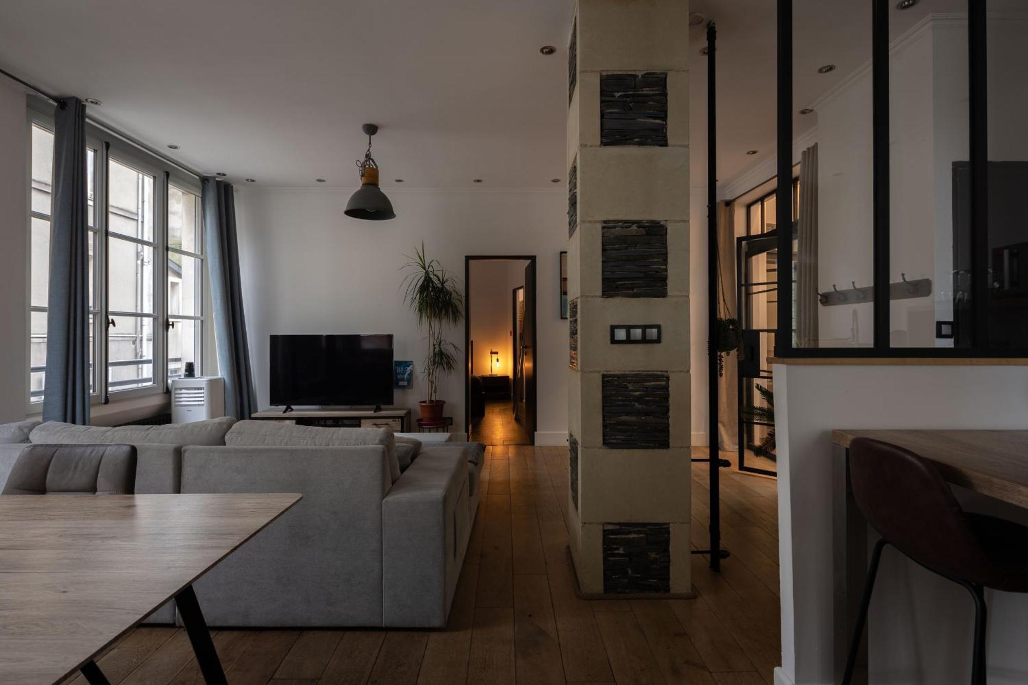 Appartement Spacieux Au Coeur D'Angers Etage 1 - 6 Personnes المظهر الخارجي الصورة
